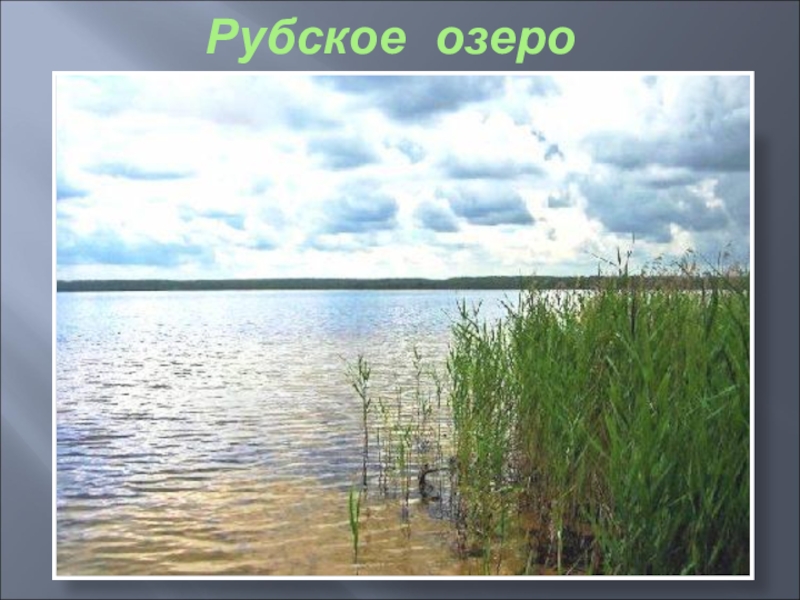 Рубское озеро ивановская область на