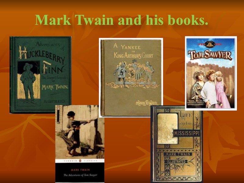 Mark twain презентация на английском