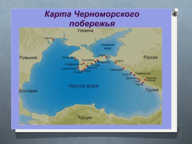 Проект 4 класс у черного моря