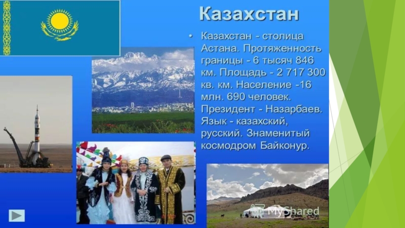 Астана́  — столица Казахстана