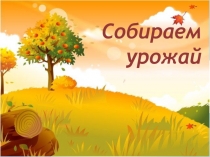 Презентация по логопедии на тему: Собираем урожай