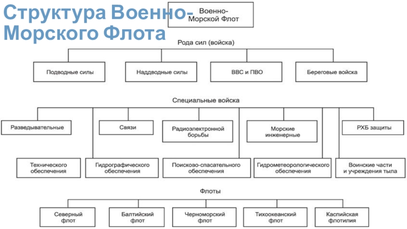 Состав военно морского флота