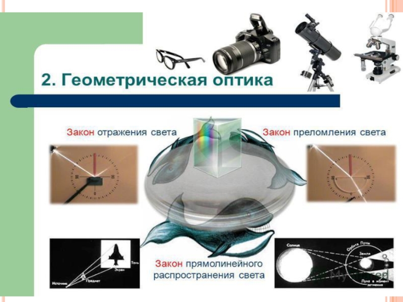 Оптика презентация по физике