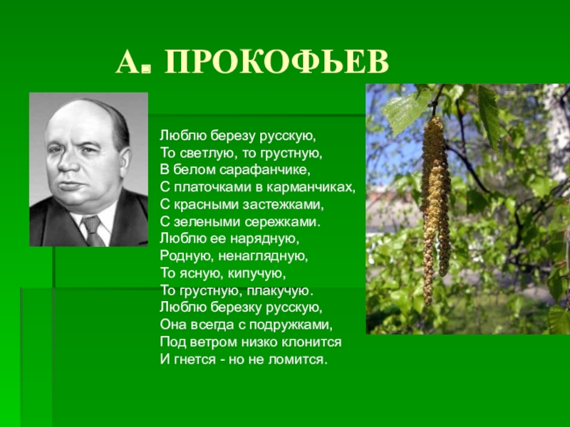 Мир прокофьева певцы родной природы презентация