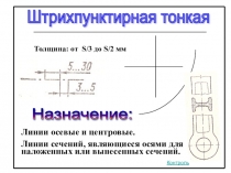 Линии чертежей (Часть 3, 8 класс)