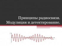 Урок 39 Принцип радиосвязи и телевидения