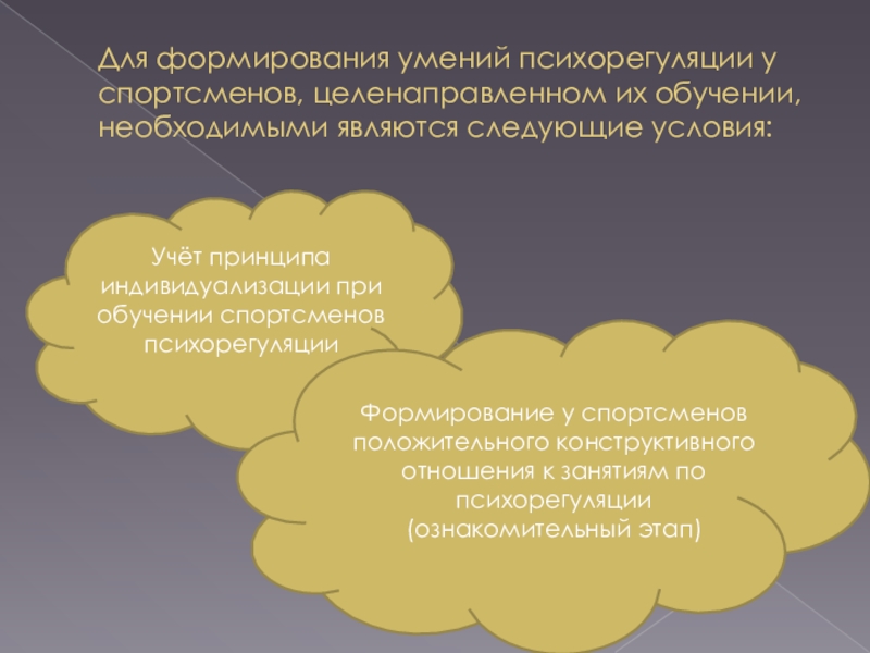 Целенаправленная деятельность по развитию способностей