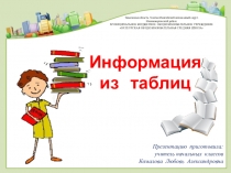 Готовимся к ВПР. Информация из таблиц.