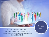 Презентация СОЦИАЛЬНАЯ РАБОТА С МОЛОДЕЖЬЮ ПО СРЕДСТВАМ МОЛОДЕЖНЫХ ОБЩЕСТВЕННЫХ ОРГАНИЗАЦИЙ