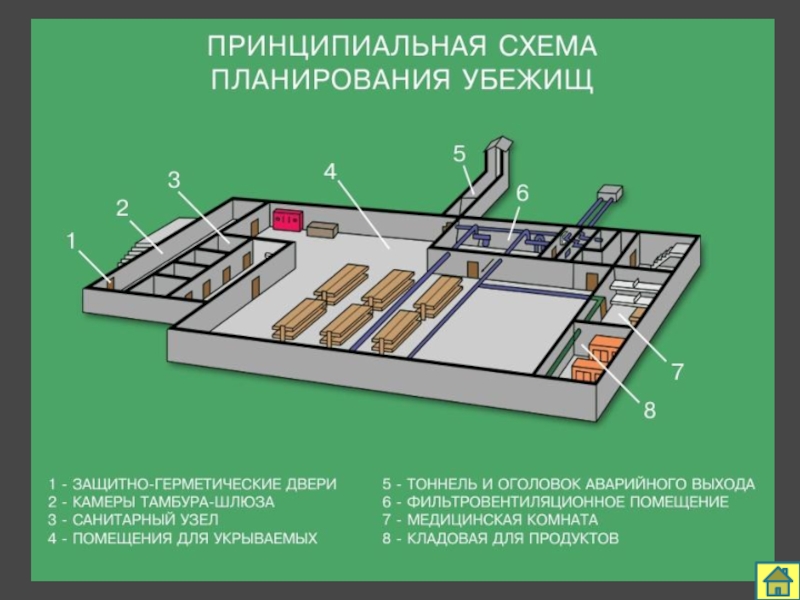 План убежища по обж 8 класс