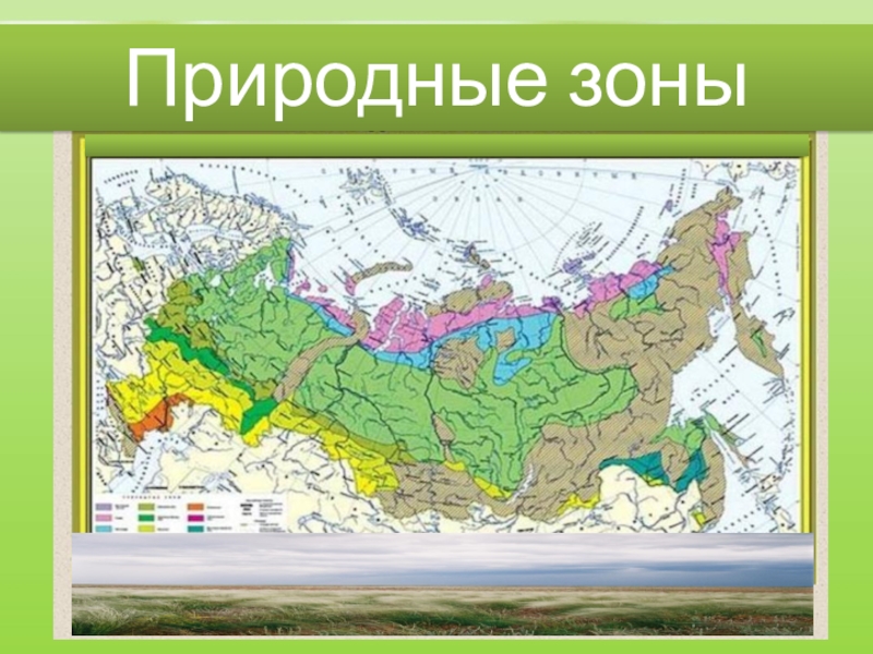 Обозначения природных зон на карте 4 класс
