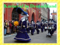 Презентация по немецкому языку Karneval in Deutschland