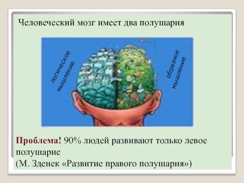 Имеет мозгов. Двуполушарный подход. Двуполушарный подход в обучении. Методы двуполушарного подхода. Зденек. Развитие правого полушария.