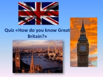 Quiz How do you know Great Britain