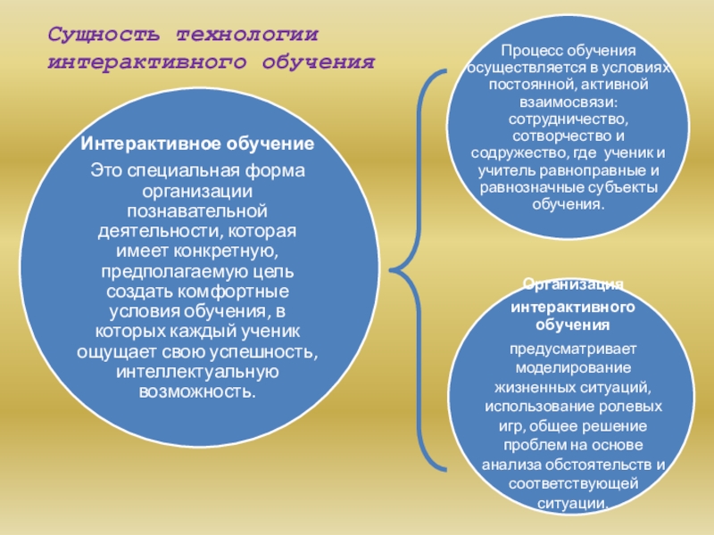 Концепция и технология интерактивного обучения