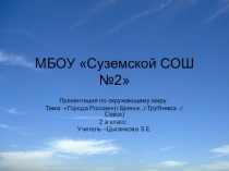 Урок окружающего мира, 2 класс