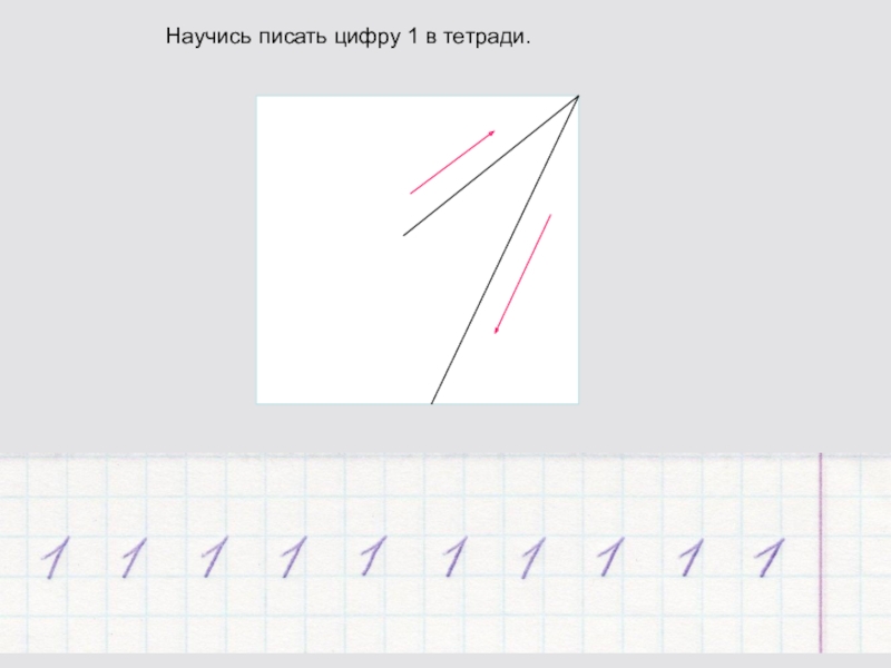 Образец написания цифр для 1 класса распечатать