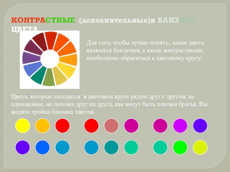 Какая цветовая схема является самой контрастной