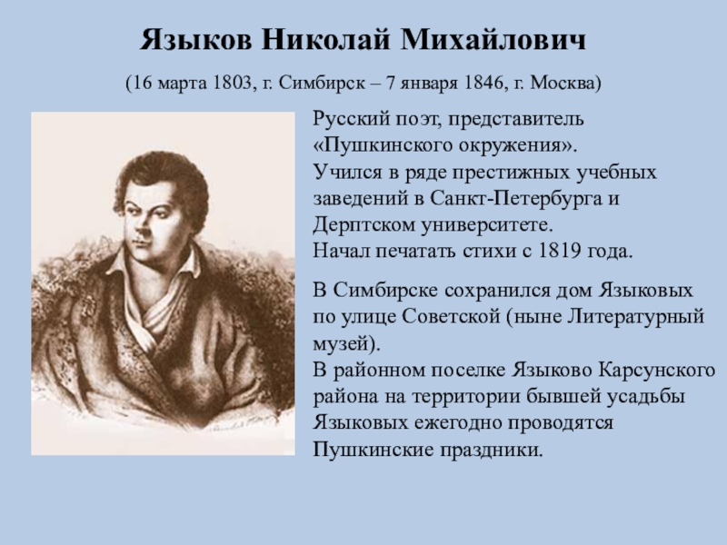 Презентация писатели и поэты ульяновской области