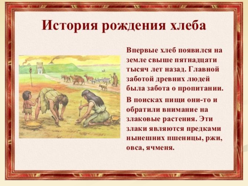 История хлеба картинки