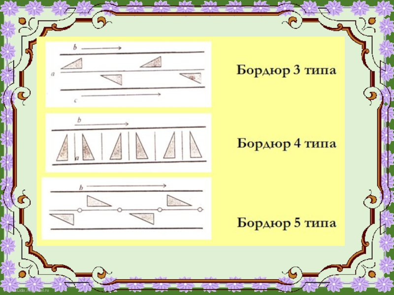 Бордюр в геометрии рисунок