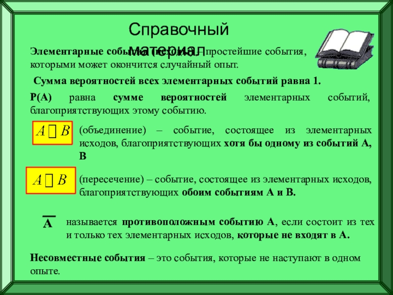 На рисунке показано дерево некоторого случайного эксперимента событию а благоприятствует a b