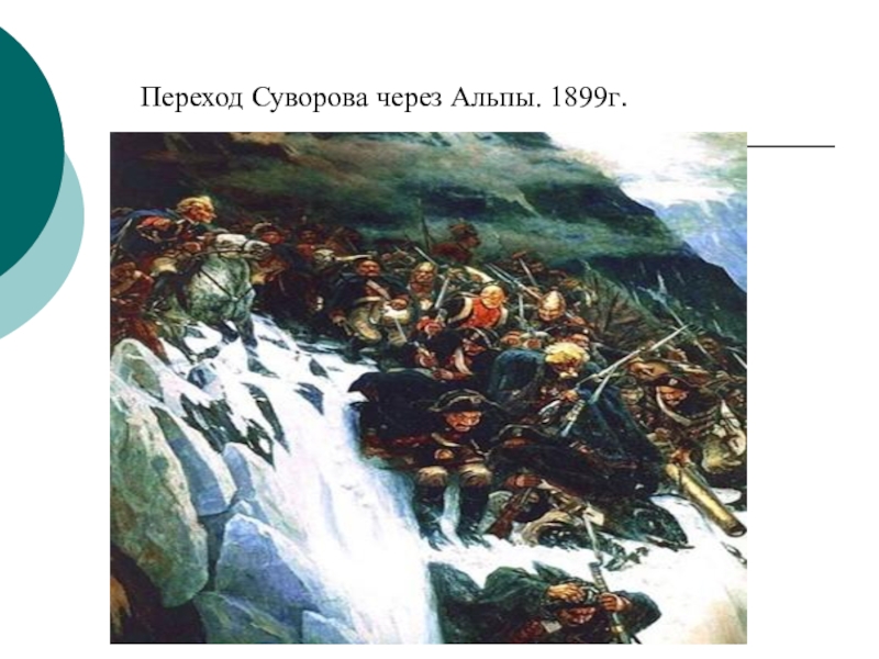 Картину переход суворова через альпы написал художник ответ