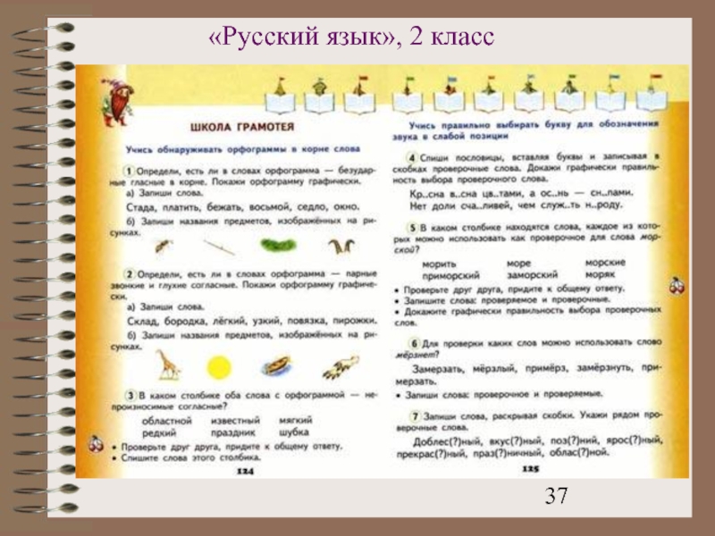 Презентация в школе 2 класс школа россии