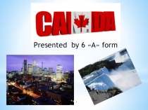 Презентация по английскому языку Канада