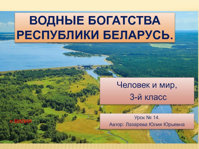 Презентация Презентация Водные богатства Республики Беларусь