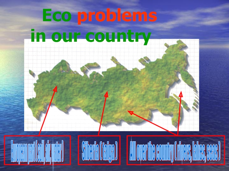 Eco problems  in our country