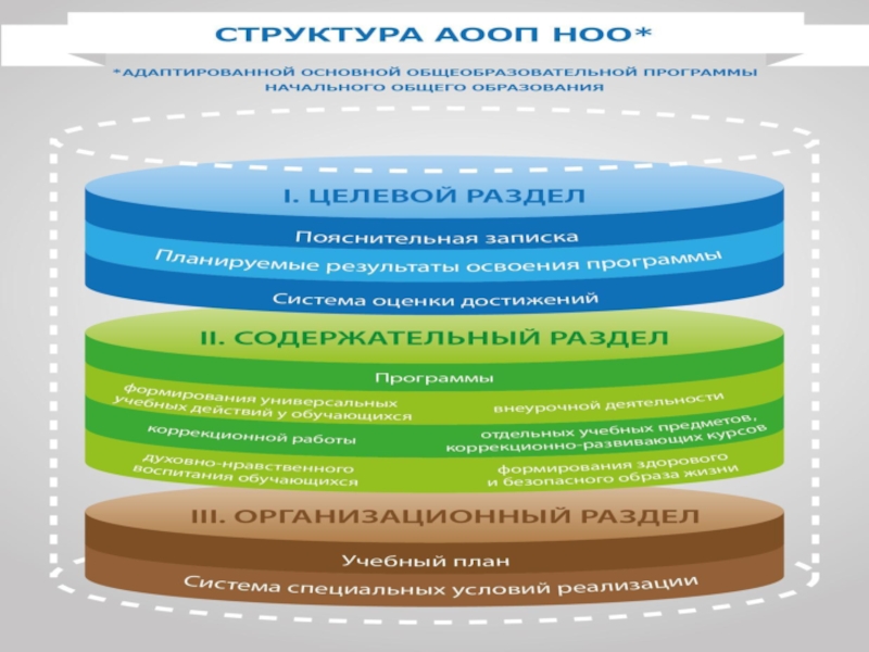 Структура аооп обучающихся с овз в виде схемы таблицы