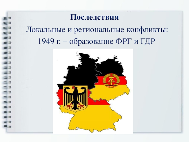 Образование фрг. Образование ФРГ И ГДР. 1949 Образование ФРГ И ГДР. Последствия образования ФРГ И ГДР. ГДР И ФРГ холодная война.