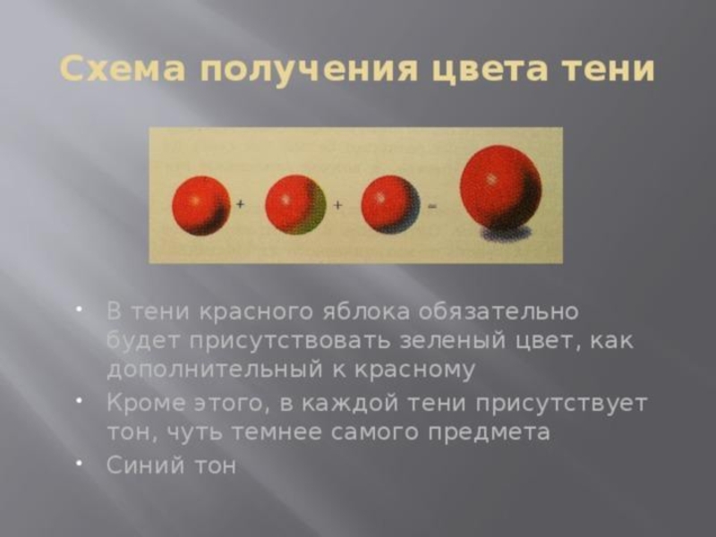 Суть красного. Цвет тени в живописи. Локальный цвет в живописи. Локальный цвет предмета в живописи. Цветная тень от предмета.