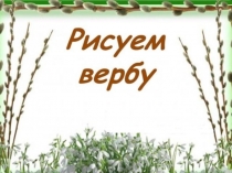 Презентация к уроку Изобразительного искусства по теме Рисуем вербу