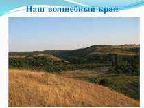 Презентация к уроку Окружающий мир на тему Мой край 4 класс
