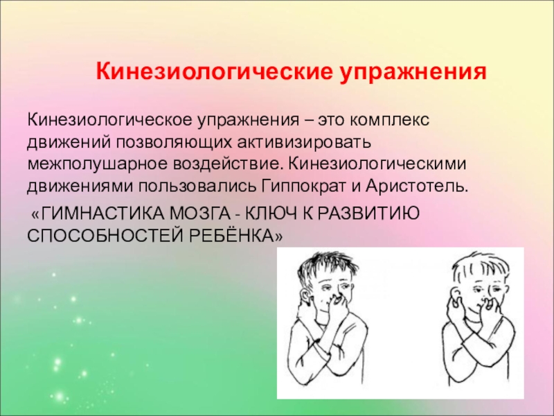 Кинезиология дети картинки