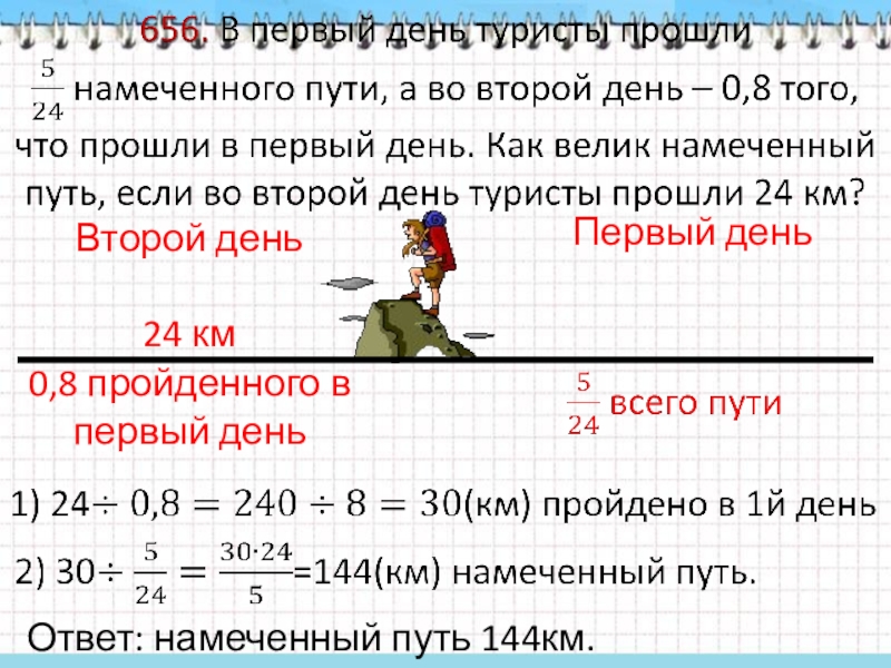 Нахождение дроби от числа 6 класс виленкин презентация