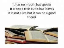 Презентация по английскому языку на тему Books in our life