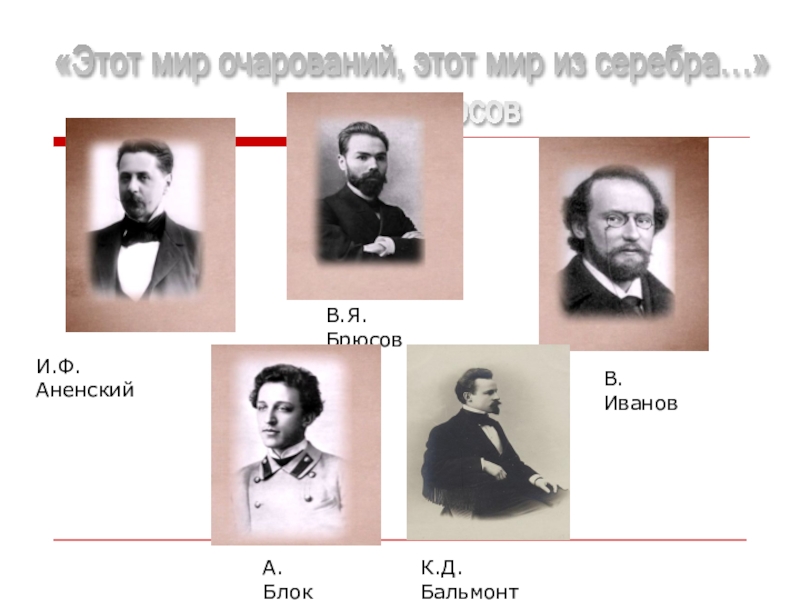 Реферат: Поэзия серебряного века: В.С. Соловьев, Д.С. Мережковский, Ф.К. Сологуба и А. Белый