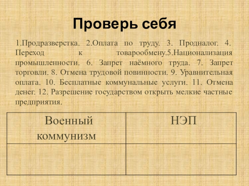 4 введение продразверстки