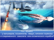 Презентация Реактивное движение в природе и технике (10 класс)