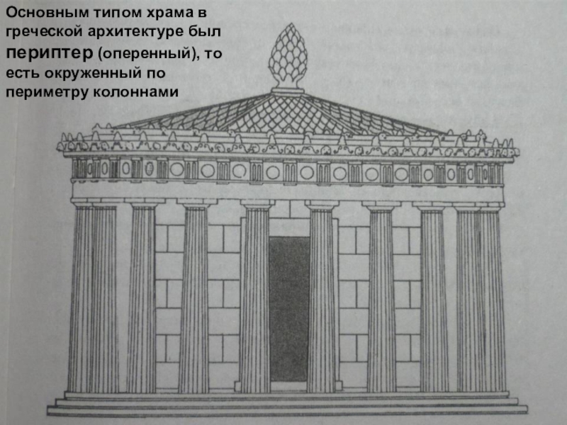 Как рисовать греческий храм