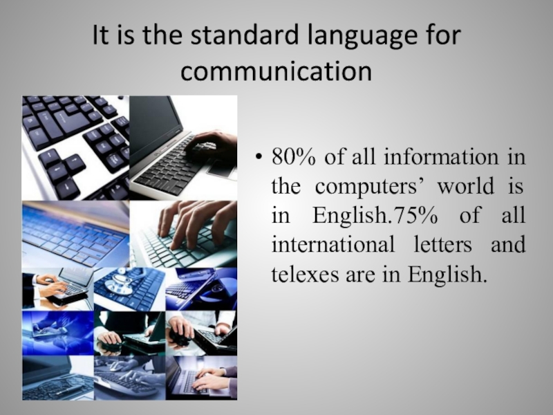 English as as an international language. Английский язык. The importance of the english language. 1 english is the language. English is an international language.