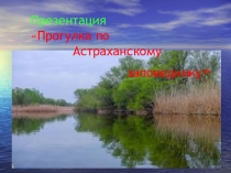Презентация Прогулка по Астраханскому заповеднику