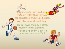 Презентация по английскому языку на тему Спорт(7 класс)