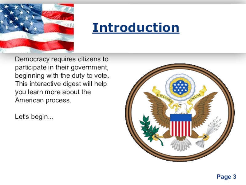 Реферат: Would The American Governmental System Be As