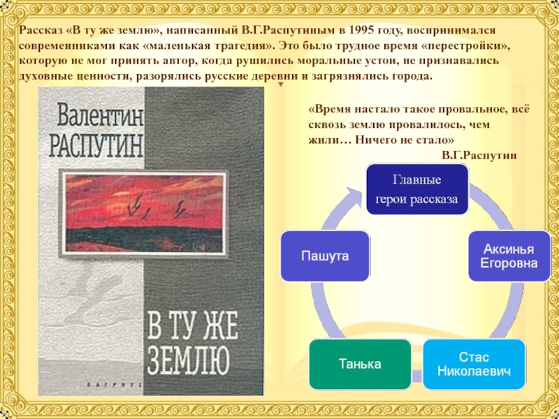 Распутин рассказы. В Распутина в ту же землю. Распутин в ту же землю проблематика. Валентин Распутин в ту же землю. Повесть в ту же землю.