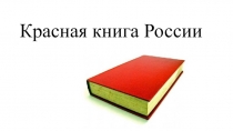 Презентация к уроку окружающего мира на тему Красная книга России