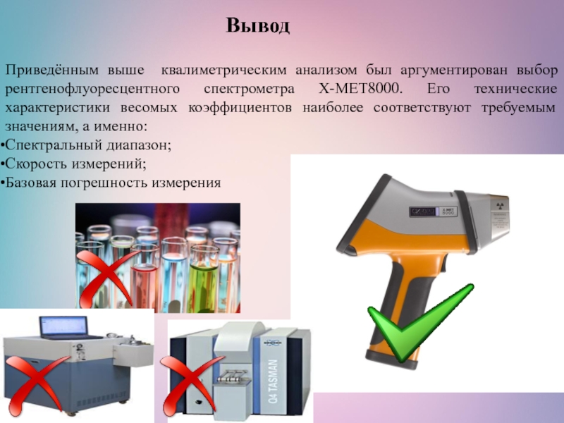 Рентгенофлуоресцентный анализ презентация